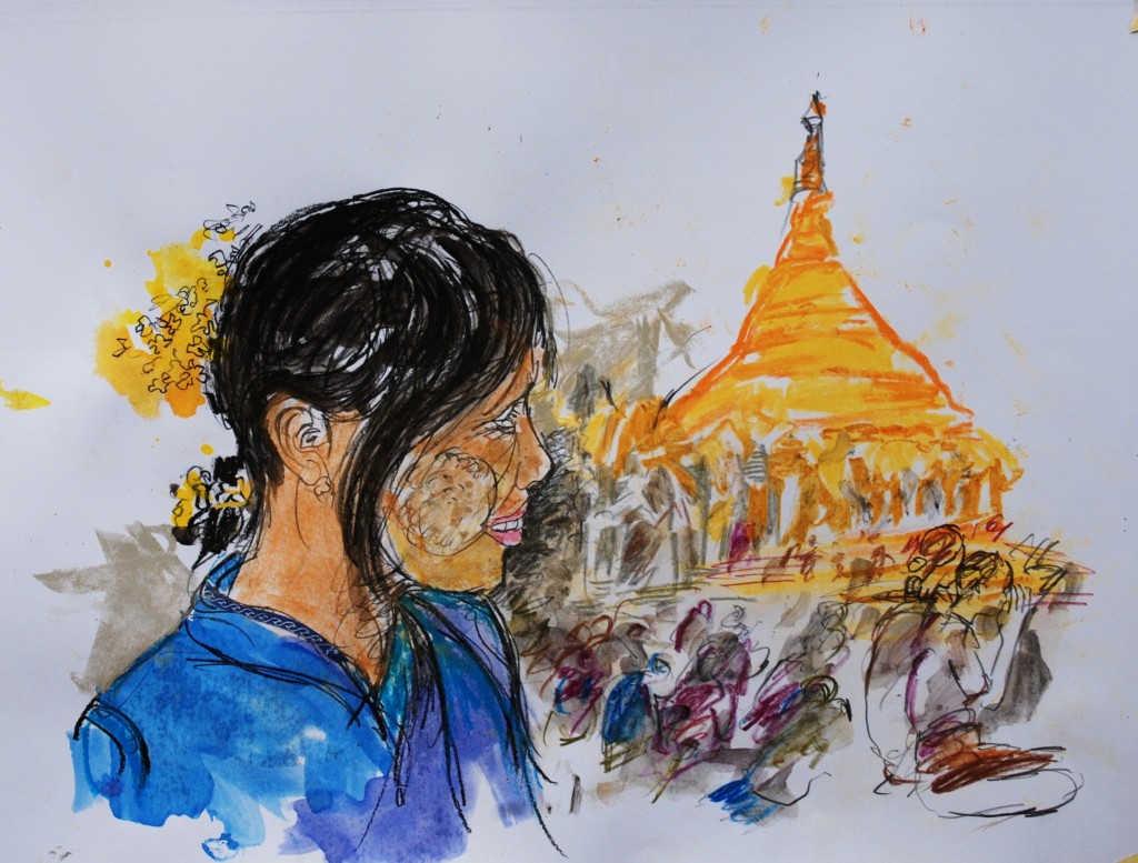 Viaggio in Myanmar la Grande Pagoda D'Oro