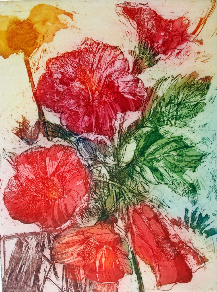 Hibiscus (lastra 400x300 foglio 700x500)