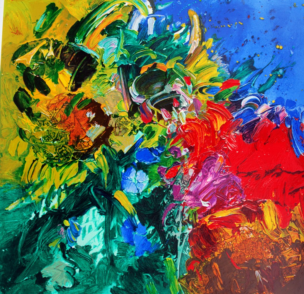 Girasole e papavero